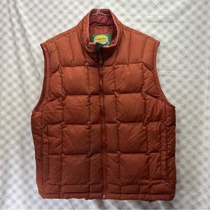 Cabelas Premier Northern Goose Down 650 Fill Power Puffer Vest Men's Medium